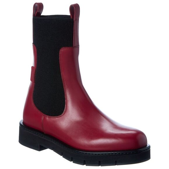 Ferragamo Shoes - Ferragamo Rook Leather Bootie